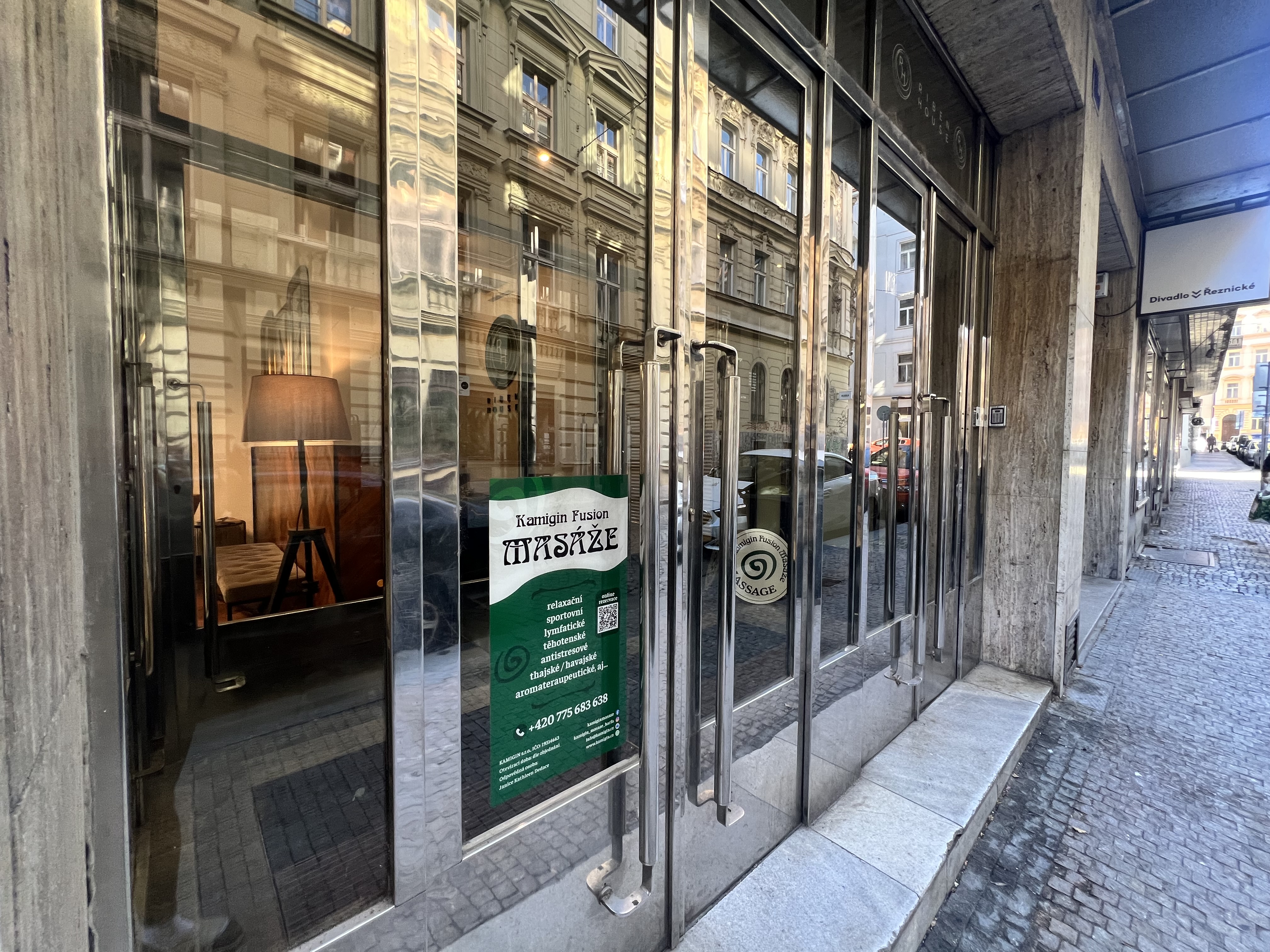 Salon Řeznická – interiér